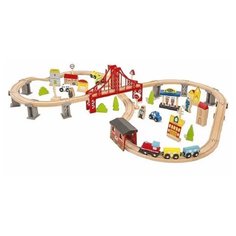 Игровой набор "Железная дорога" 70 предметов Lanaland