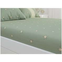 Простынь на резинке Сказка "Creeper" натяжная простынь 180х200 см евро