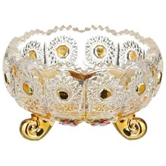 Конфетница lefard gold glass диаметр 11 см высота 7 см Lefard (195-100)
