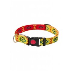 Ошейник для собак жаккардовый CHOKERZ Мексика премиум светоотражающий. Длина 40-60 см. Ширина 27 мм.