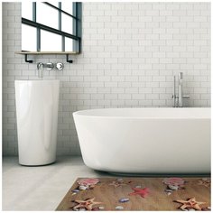 6667_FV45 Коврик из вспененного ПВХ - фотопечать 65 х 100 см Вилина