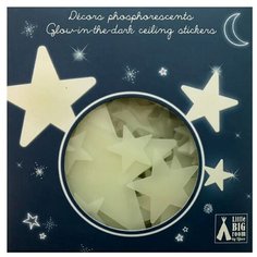 Наклейки на стену Djeco "Звездочки", светящиеся в темноте (DD04592)