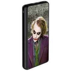 Внешний аккумулятор лицензия DC Comics 10000 mAh, 2 USB, MicroUSВ, 2,1A, Li-pol, Joker 05 Джокер Deppa