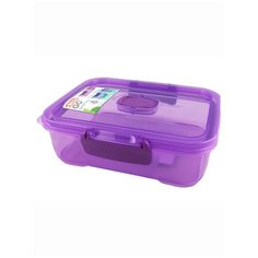 Контейнер PREMIUM GO LUNCH BOX модульный прямоугольный с клапаном 800мл Decor