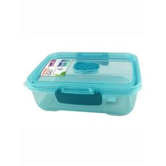 Контейнер PREMIUM GO LUNCH BOX модульный прямоугольный с клапаном 800мл Decor