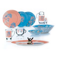 Столовый сервиз AMB ROSE MIX & MATCH 46 предметов 6 персон Luminarc
