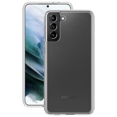 Чехол накладка для Samsung Galaxy S21 Plus, прозрачный, толщина 1,5 мм, Deppa