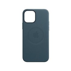 Панель кожаная Apple Leather Case with MagSafe для iPhone 12/12 Pro, Baltic Blue