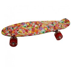 Скейтборд SHINE, красный Explore