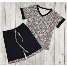 Комплект футболка + шорты "Морячок" Millefamille, размер 92,98-52