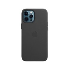 Панель кожаная Apple Leather Case with MagSafe для iPhone 12 Pro Max, Black