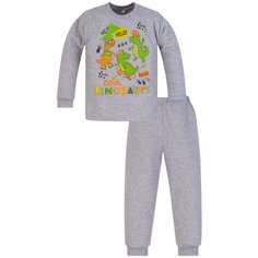 Пижама детская 802п, Утенок, размер 52(рост 86) меланж_дино (свитшот+штаны)