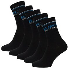 Носки мужские спортивные высокие HOSIERY 73215 р 27-29 (43-46 размер ноги) черные 5 пар