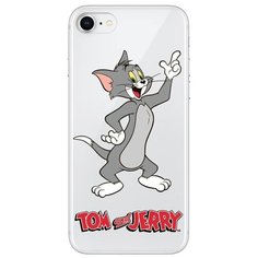 Чехол накладка лицензия Tom & Jerry для iPhone SE(2020) / 7 / 8 айфон SE(2020) 7 8 (Том и Джерри Deppa