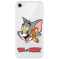 Чехол накладка лицензия Tom & Jerry для iPhone SE(2020) / 7 / 8 айфон SE(2020) 7 8 (Том и Джерри Deppa