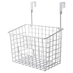 Подвесная корзина на дверь шкафа "MARUS", белый 25х19,5х30,5см, металл