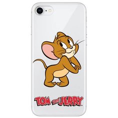 Чехол накладка лицензия Tom & Jerry для iPhone SE(2020) / 7 / 8, айфон SE(2020), 7, 8 (Том и Джерри 09) Deppa