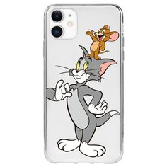 Чехол накладка лицензия Tom & Jerry для iPhone 11 айфон 11 (Том и Джерри Deppa