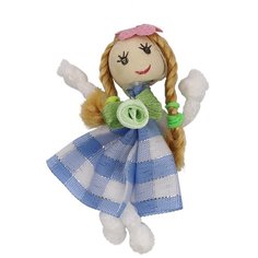 AR101 Фигурка декоративная куколка 6см (голубой), 5 шт Astra & Craft