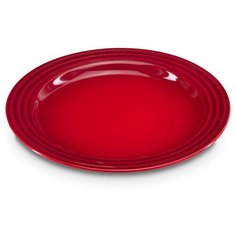 Тарелка , диаметр: 22 см, материал: керамика, цвет: красный, Le Creuset