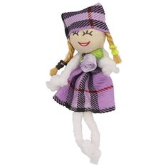 AR097 Фигурка декоративная куколка 7см (фиолетовый), 5 шт Astra & Craft