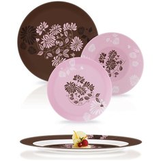 Столовый сервиз SIMPLY TAMAKO PINK 19 предметов 6 персон Luminarc