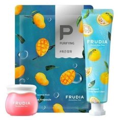 FRUDIA Набор Трэвел-кит (Крем-лимон/маска-манго/крем-гранат мини)