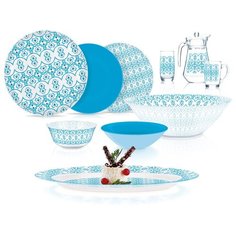 Столовый сервиз SIMPLY NOLINE 46 предметов 6 персон Luminarc