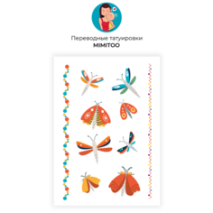 Переводные мини тату - Бабочки/ временные тату/ временные татуировки Mimitoo