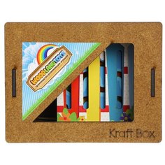 Развивающее пособие из дерева Линейки-трафареты, Ассорти Woodland