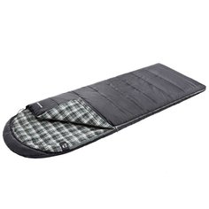 Спальный мешок Jungle Camp Dublin Comfort, с фланелью, левая молния, цвет: серый