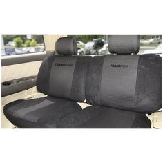 Авточехлы AUTOPROFI MPV-003 Attache TRANSFORM, перфор. велюр, 6 предм., 2 откид. кресла жаккард полипропилен, расцветка "Аташе", ,