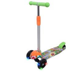 Самокат Alis Верный,свет регулир.ручка тормоз граффити