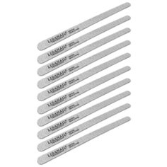 Lisanail пилка зауженная "Compact" для натуральных ногтей 180/240 грит, 20 шт