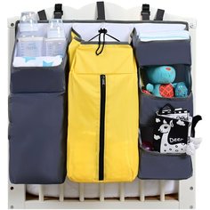 Подвесной карман-органайзер на детскую кроватку 60x12x50 см Honey Mammy