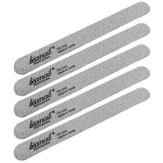 Lisanail Пилка прямая для натуральных ногтей 180/240 грит, 5 шт