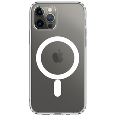 Чехол накладка MagSafe противоударный для iPhone 12 / 12 Pro, Gel Pro Deppa