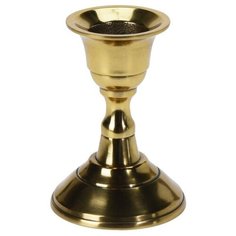 Подсвечник ЭЛОИЗА, золотой, 5.5х5.5х8 см, Koopman International A04315190