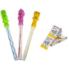 Мыльные пузыри ГИГАНТЫ "Ассорти" 3 шт + ПОДАРОК концентрат для мыльных пузырей Mazari