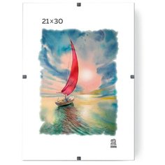 Рамка клип 21х30 Зебра