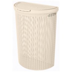 КОРЗИНА ДЛЯ БЕЛЬЯ "ECO STYLE" 460Х265Х610 ММ (БЕЖЕВЫЙ) Econova