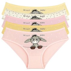 Трусы для девочек 41640ES, Цвет: Микс, Размер: 10/11, 5шт. в упаковке Donella