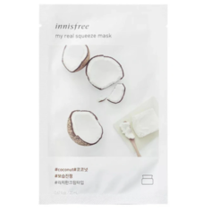 Корейская кремовая маска для лица с соком кокоса INNISFREE My Real Squeeze Mask Coconut