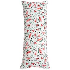 Подушка ортопедическая (Валик) с лузгой гречихи AMARO HOME Eco Line 20х50 см