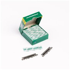 Лезвия для бритья Derby Professional односторонние для шаветки, 100 лезвий в коробке