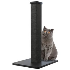 Когтеточка столбик Maisonnette, черный, 66*45*35см