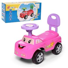 Каталка-пушкар детская со звуком, розовая, 618А Best Like