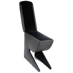 Подлокотник в штатное место Alvi-Style для Hyundai Getz 2002-, чёрный, с фиксацией крышки магнитами, на ножках
