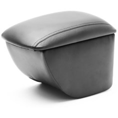 Подлокотник в штатное место Alvi-Style для Volkswagen Tiguan 2008-, чёрный, с фиксацией крышки магнитами, на консоль