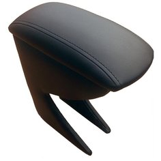 Подлокотник в штатное место Alvi-Style для Renault Logan 2004-2014, чёрный, с фиксацией крышки магнитами, на ножках